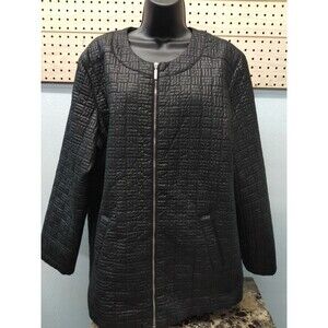 Sag Harbor Black Textured Jacket
